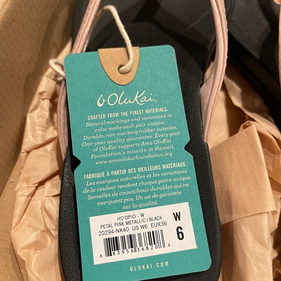 Olukai pink flip flops - Women’s Ho'opio Sandals, size 6 - Picture 5 of 5